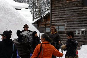 マスコミの取材を受けてます