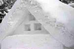 雪の合掌造り