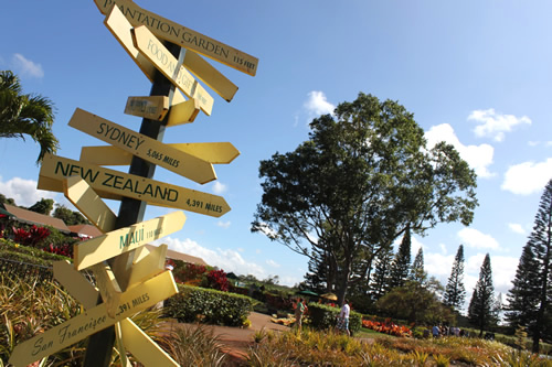 世界各地への距離を表示