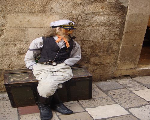 ドブロブニク町の住民