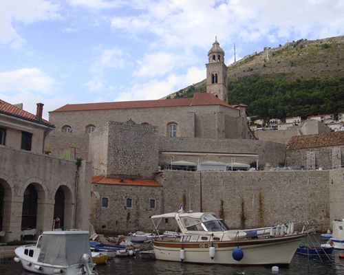 ドブロブニク町の風景