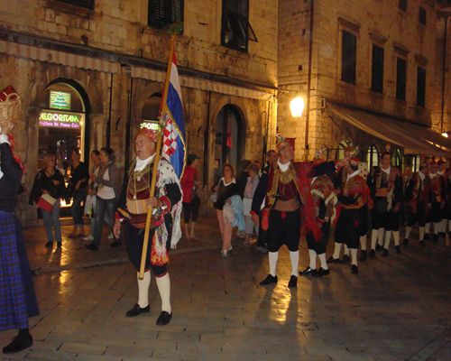 中世のパレード ドブロブニク