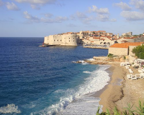 ドブロブニク美しい町の風景