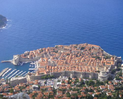 ドブロブニク美しい町の風景