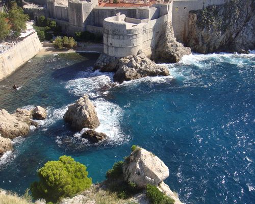 ドブロブニク美しい町の風景