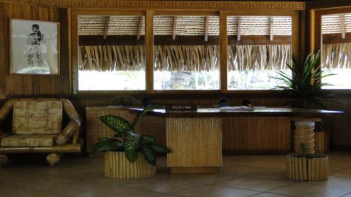 フロントのアクティビティデスク