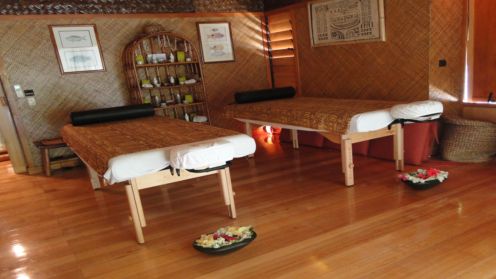 落ち着いた雰囲気のスパルーム♪