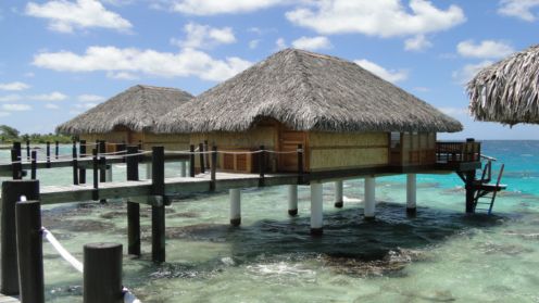 水上バンガローです♪