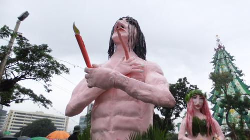 キリストにちなんだ出し物が多い