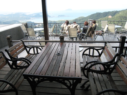 眺めのいいテラス