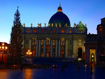 夜のサンピエトロ