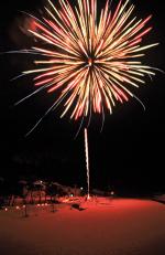白川郷平瀬温泉かってこ雪花火　２月２６日