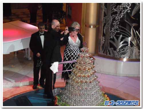 シャンパンタワー