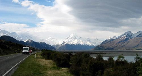 マウントクック近く