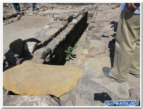 ドーラビーラ遺跡水路の跡