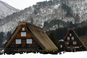 今日の白川郷合掌集落
