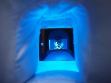 ベッドからのぞいたところ