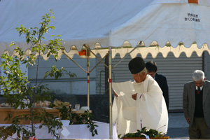 今年も温泉の安定供給を祈願