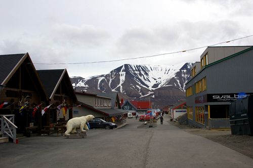ロングイヤービーンの商店街