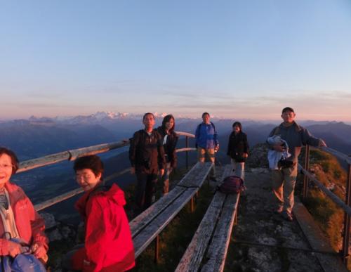 ピラトゥス最高峰トムリスホルン頂上