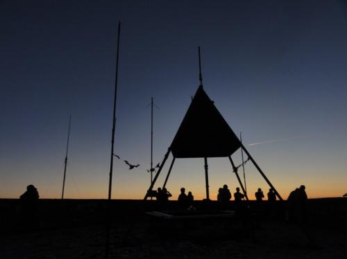 エーゼル峰頂上