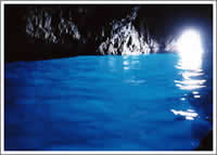 カプリ島、青の洞窟  １