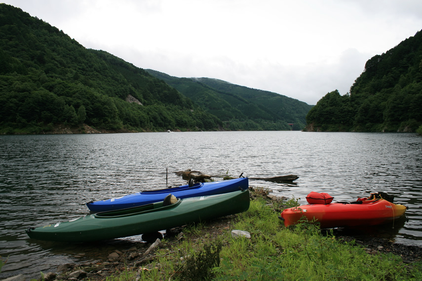 奥木曽湖でカヌーチャレンジ！003