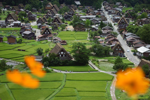 昔話に出そうな風景 白川郷