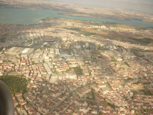 イスタンブール上空