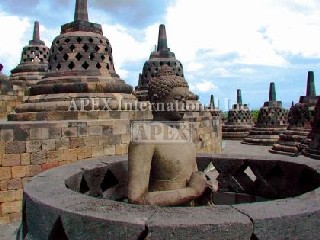 「ボロブドゥール遺跡」の状況