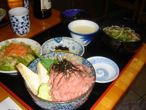 みちのく ねぎとろどんぶりセット