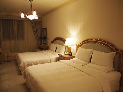 ぐっすり眠れたベッドルーム