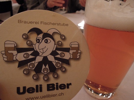 コースターとクリスマスビール