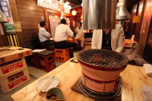 大枡１階での焼肉