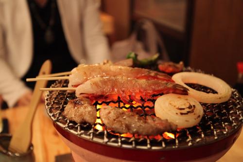 エビも焼きました。