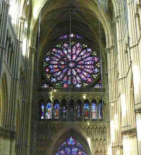 ランス大聖堂の薔薇窓
