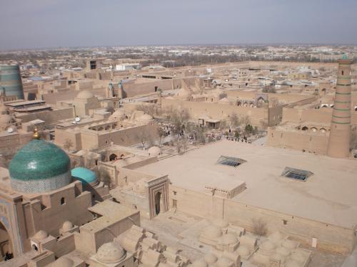 イスラムホジャ・ミナレットからの景色