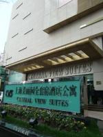 ホテルの入り口。