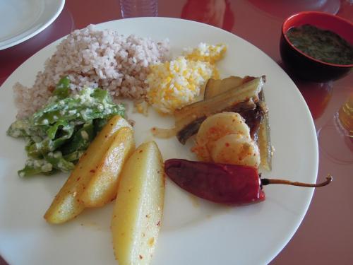 ブータン料理のひと皿