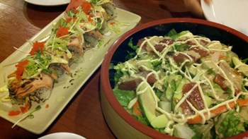 あぶりサーモン・サラダ