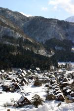 白川郷荻町合掌集落　素晴らしい全景