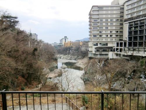 鬼怒子の湯からみた景色