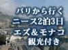 世界中の人に愛されるフランス最大のリゾート・ニース。青い海とリゾート気分を満喫！このツアーでは、ニースだけでなく近郊の町・モナコやエズにもご案内