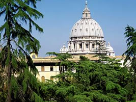 バチカン庭園からのクーポラ