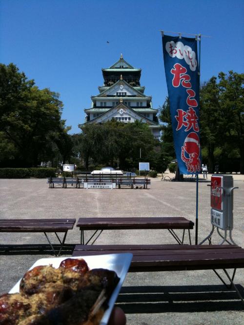 たこ焼きと天守閣