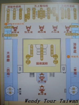 「龍山寺」でのお参り2