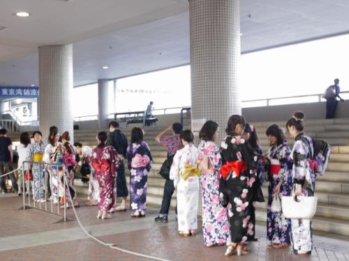 浴衣 行列