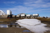 鉱山時代の名残りがあるニールオルセン