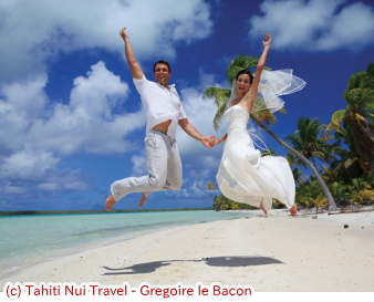 ハートの島タヒチツパイ島ウエディング