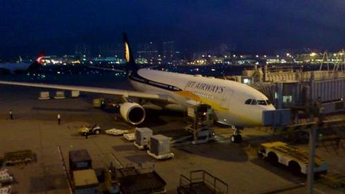 ジェットエアウェイズ機影